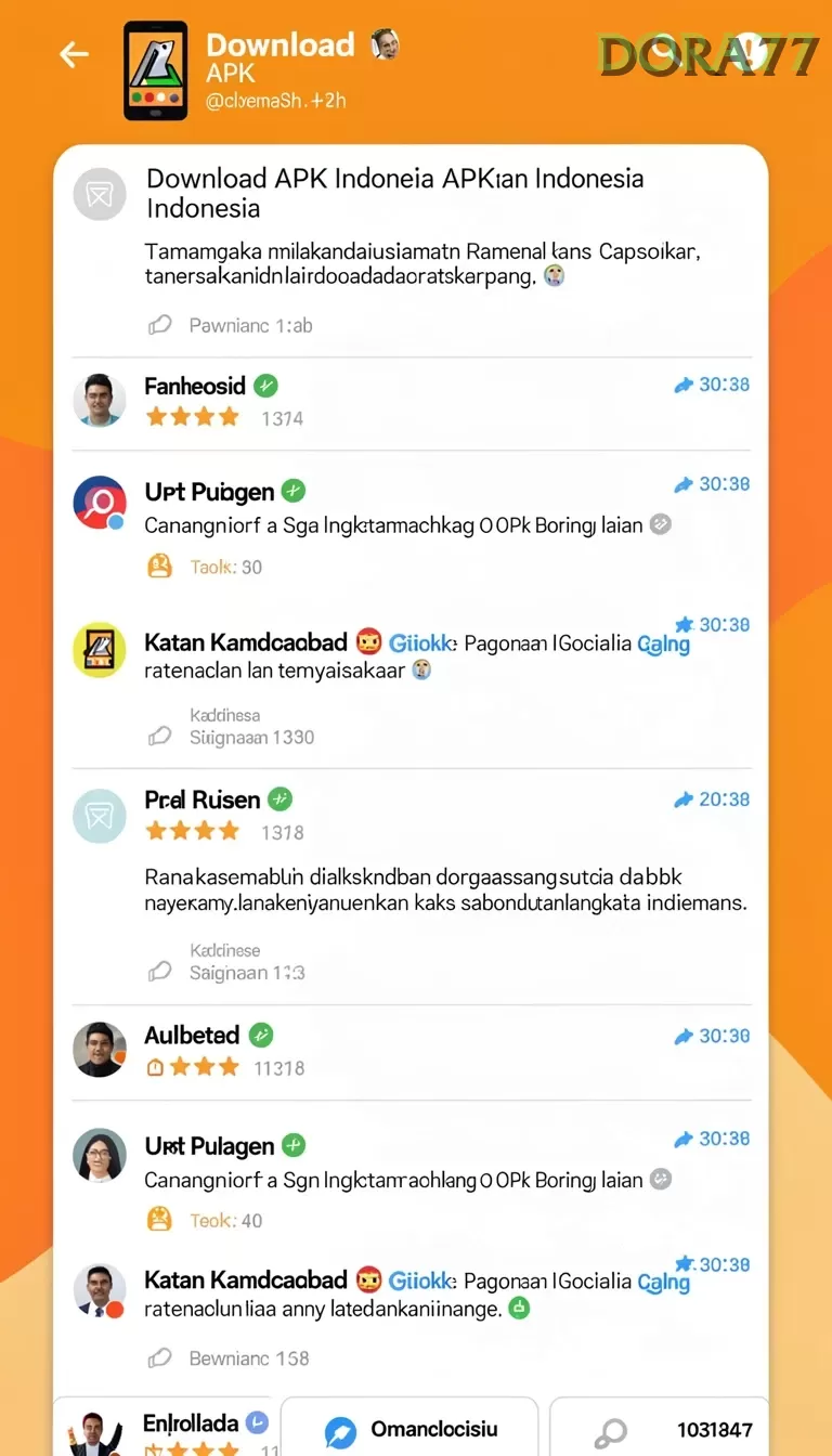 Pratinjau antarmuka dora77 — aplikasi APK resmi Android v2.5.6